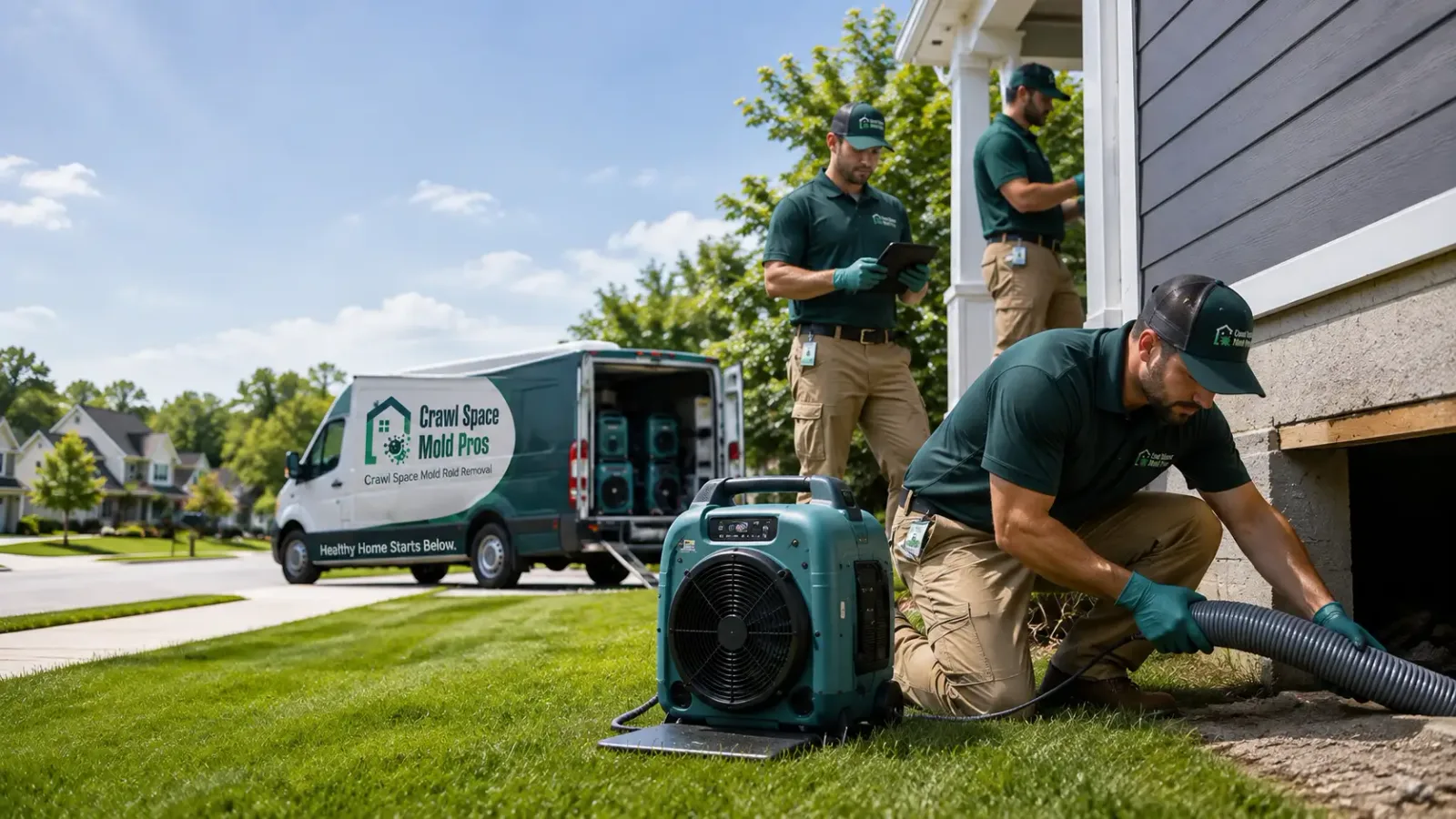 Crawl Space Mold Removal in Bovill, ID